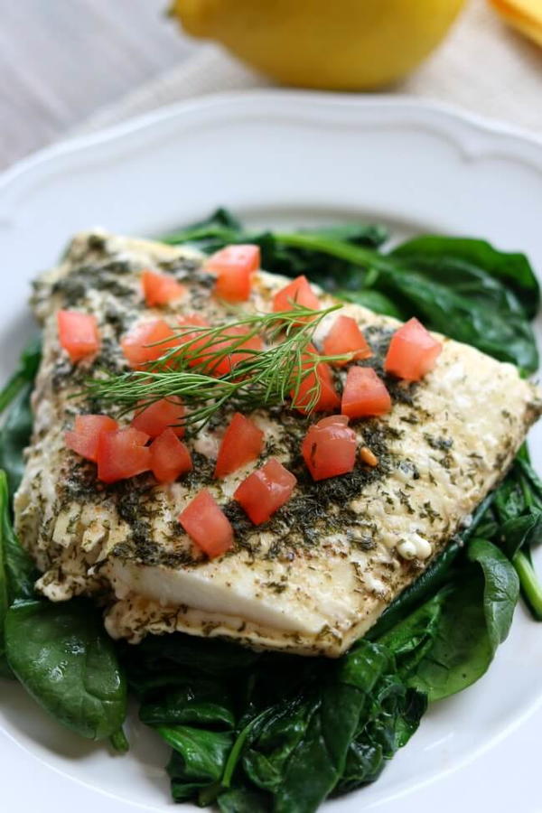 Slow Cooker Lemon Dill Halibut Slow Cooker Lemon Dill Halibut
