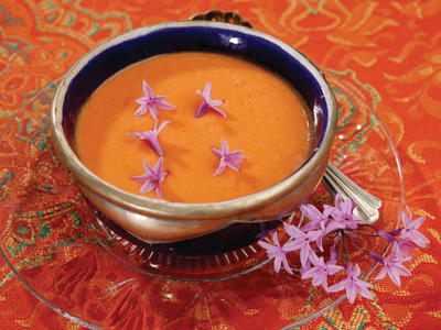 Salmorejo Cold Tomato Soup with Garlic Two Ways