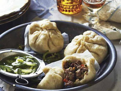 Steamed Cuban Beef Buns Steamed Cuban Beef Buns