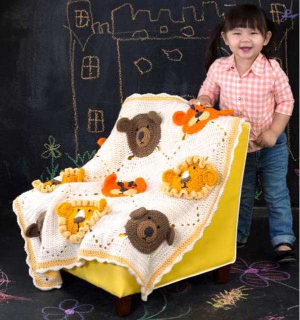 Lions and Tigers and Bears Baby Blanket Lions and Tigers and Bears Baby Blanket