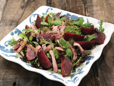 Seared Lamb and Beetroot Salad Seared Lamb and Beetroot Salad