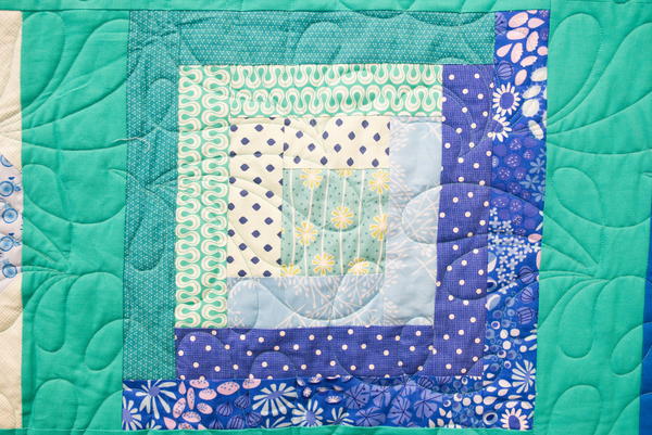 Log Cabin Block Pattern Log Cabin Block Pattern