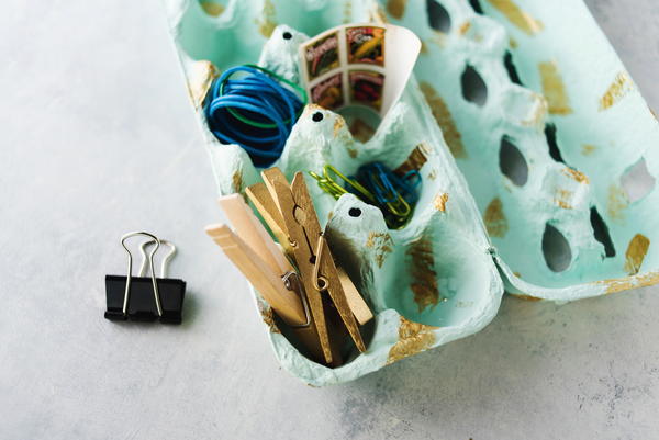 Egg Carton DIY Organizer Egg Carton DIY Organizer