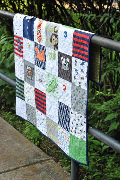 Little Onesies Baby Quilt Tutorial Little Onesies Baby Quilt Tutorial