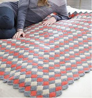 Around the World Tunisian Throw Around the World Tunisian Throw