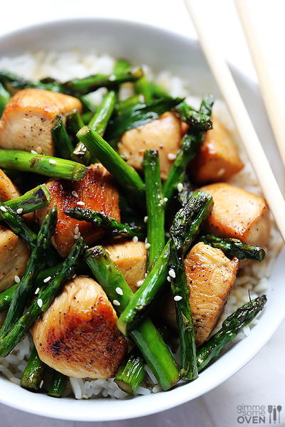 Chicken and Asparagus Stir Fry Chicken and Asparagus Stir Fry
