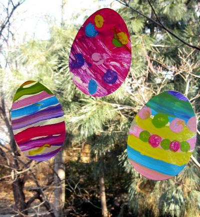 Easter Egg Window Clings Easter Egg Window Clings