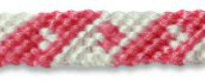 Mini Heart Friendship Bracelet Pattern