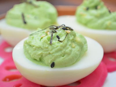 Wasabi Deviled Eggs Wasabi Deviled Eggs