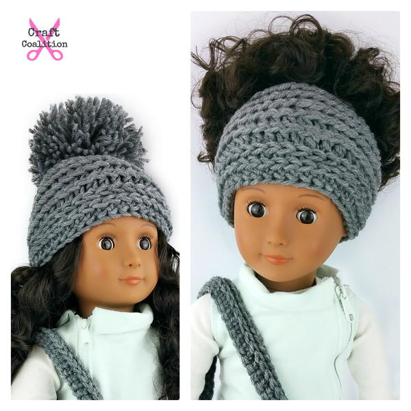 My Dolly Edgy Messy Bun Hat 2-in-1 My Dolly Edgy Messy Bun Hat 2-in-1