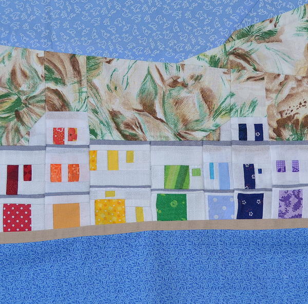 Rainbow Fishing Village Paper Piecing Pattern Rainbow Fishing Village Paper Piecing Pattern