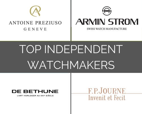 The Top 23 Independent Watchmakers The Top 23 Independent Watchmakers