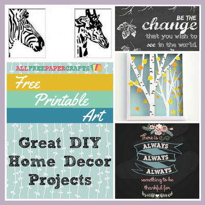 Free Printable Art: 14 Great Projects For Your Home ...
