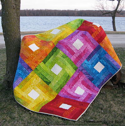 Rainbow Rail Fence Quilt Tutorial Rainbow Rail Fence Quilt Tutorial