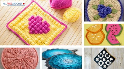 23 Perfect Crochet Potholders 23 Perfect Crochet Potholders