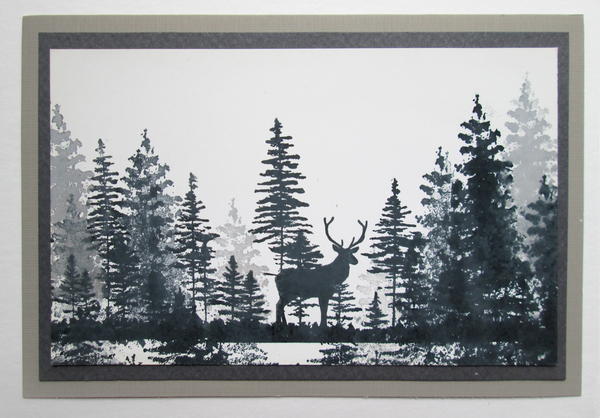 Deer in the Woods Card Deer in the Woods Card
