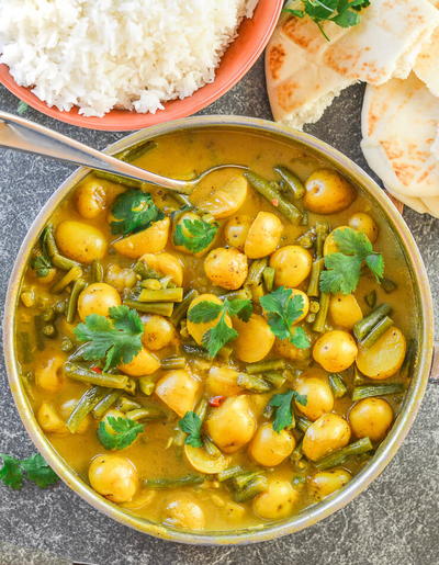 Super Simple Green Bean Potato Curry Super Simple Green Bean & Potato Curry