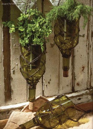 Wine Bottle Herb Garden Wine Bottle Herb Garden