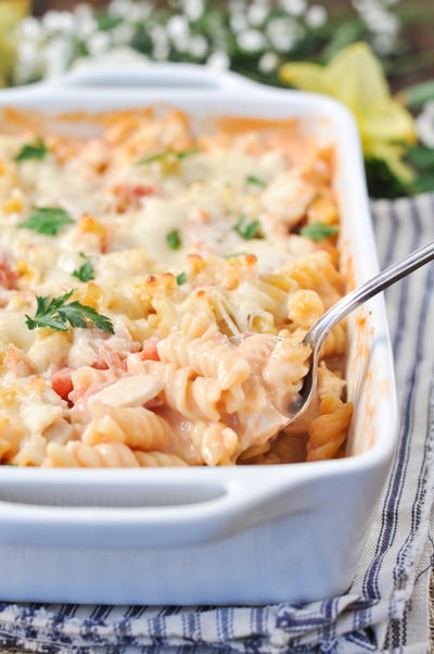Dump-and-Bake Kentucky Hot Brown Casserole Dump-and-Bake Kentucky Hot Brown Casserole