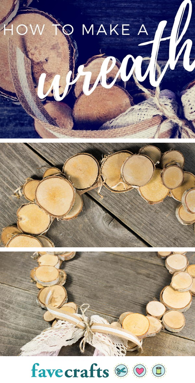 Wood Slice Wreath Wood Slice Wreath