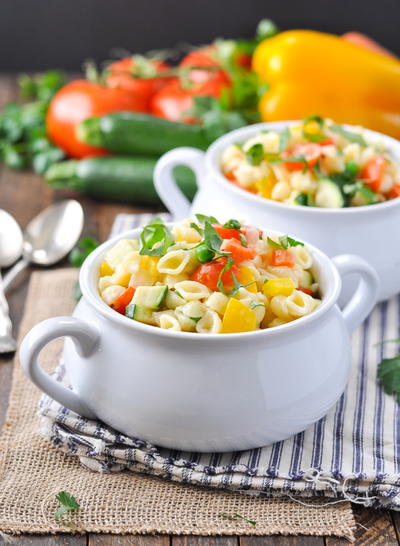 Creamy Pasta Primavera Creamy Pasta Primavera