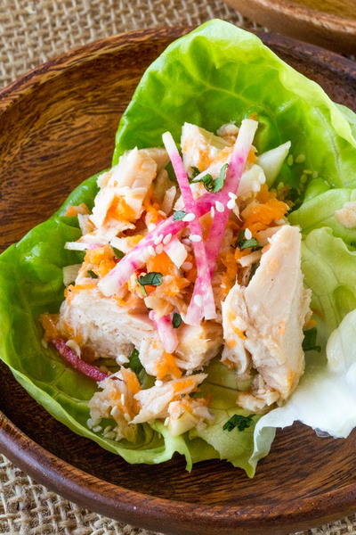 Asian Tuna Salad Lettuce Wraps Asian Tuna Salad Lettuce Wraps