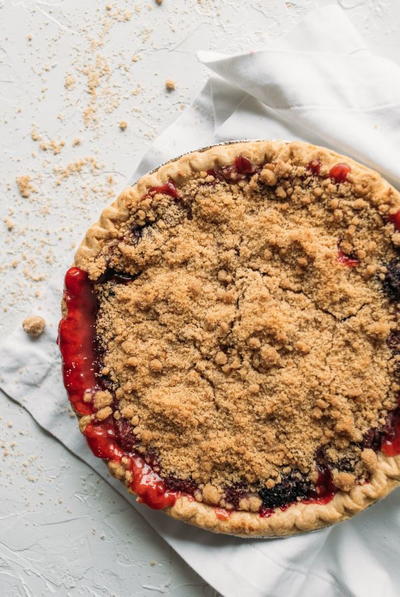 Blackberry Raspberry Crumb Pie Blackberry Raspberry Crumb Pie