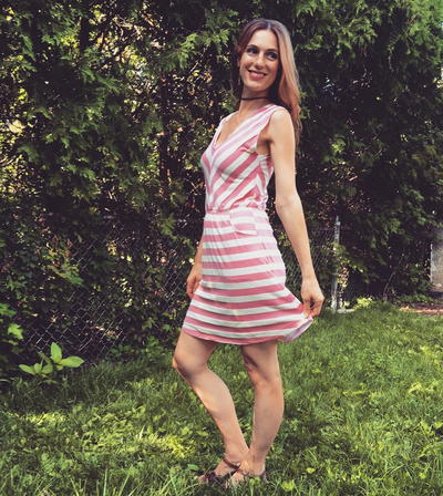 Striped Summer Dress Tutorial Striped Summer Dress Tutorial