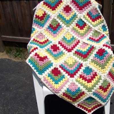 Must-Have Mitered Granny Square Afghan Must-Have Mitered Granny Square Afghan