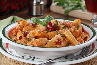 Uticas Chicken Riggies