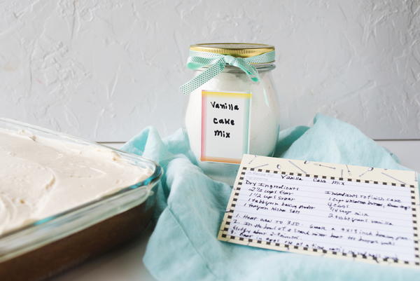Homemade Vanilla Cake Mix Recipe Homemade Vanilla Cake Mix Recipe