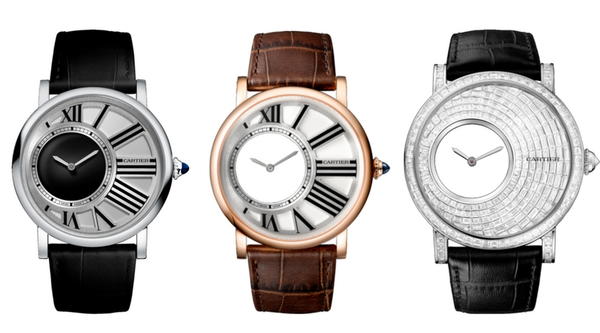 Cartier Rotonde De Cartier Mysterious Hour - Mystery Watch Cartier Rotonde De Cartier Mysterious Hour - Mystery Watch