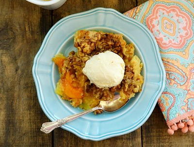 Peach Pineapple Dump Cake Peach Pineapple Dump Cake