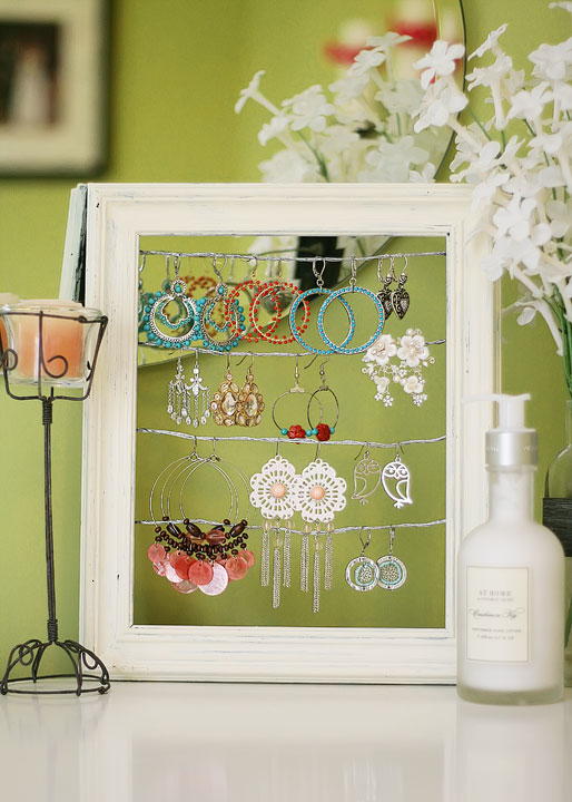 Shabby Chic Earring Holder Shabby Chic Earring Holder