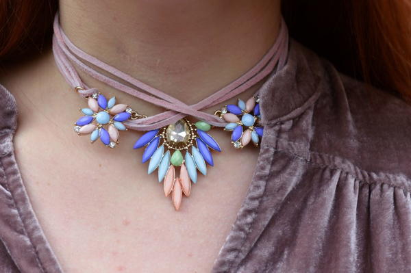 DIY Statement Suede Wrap Bracelet/Choker Necklace DIY Statement Suede Wrap Bracelet/Choker Necklace