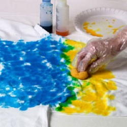Sponge Tie-Dye Technique Sponge Tie-Dye Technique