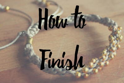 How to Finish a Kumihimo Braid How to Finish a Kumihimo Braid