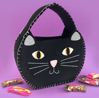 Black Cat DIY Halloween Bag Black Cat DIY Halloween Bag