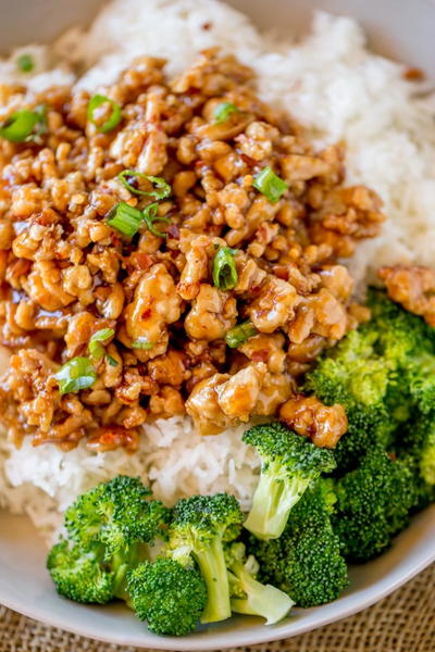 Ground Orange Chicken Ground Orange Chicken