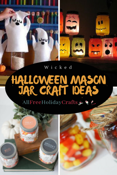 24 Wicked Halloween Mason Jar Craft Ideas Wicked Halloween Mason Jar Craft Ideas