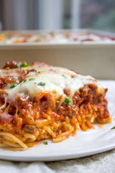 Baked Million Dollar Spaghetti Baked Million Dollar Spaghetti