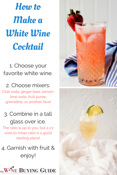 How to make a white wine cocktail How to make a white wine cocktail