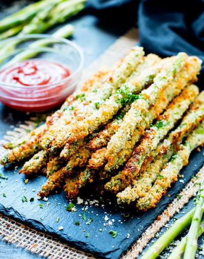 Oven-Baked Parmesan Asparagus Oven-Baked Parmesan Asparagus