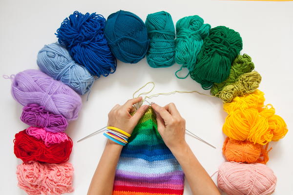 Multi-Colored Projects and Pre-Washing Yarn Multi-Colored Projects and Pre-Washing Yarn