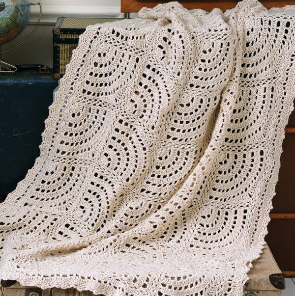 Swirling Fans Crochet Lace Pattern Swirling Fans Crochet Lace Pattern