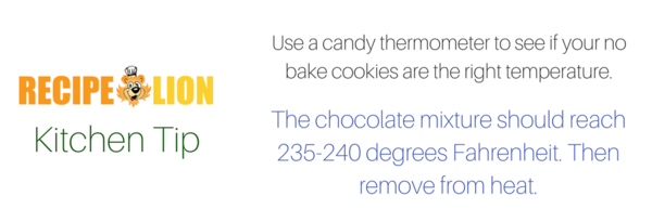 No bake cookies kitchen tip No bake cookies kitchen tip