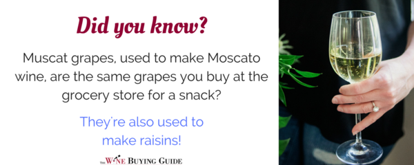 Did you know this about Moscato grapes? Did you know this about Moscato grapes?