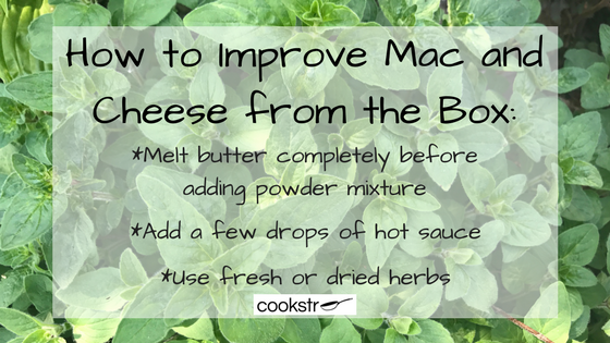 How Do You Improve Mac and Cheese from the Box? How Do You Improve Mac and Cheese from the Box?