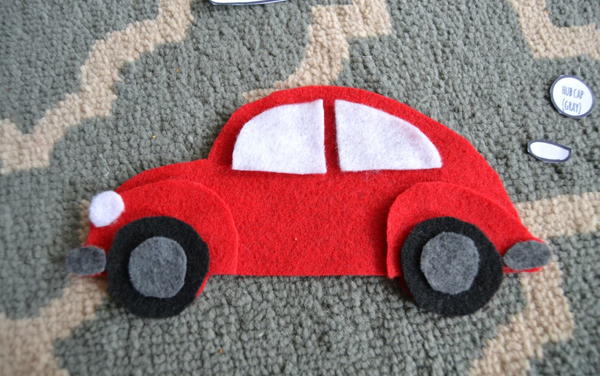 Vintage Car with Christmas Tree DIY Ornament Vintage Car with Christmas Tree DIY Ornament