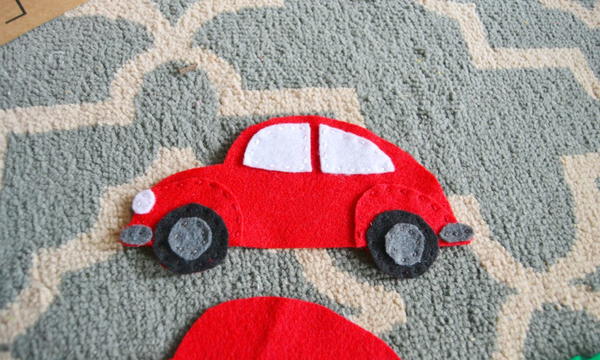 Vintage Car with Christmas Tree DIY Ornament Vintage Car with Christmas Tree DIY Ornament